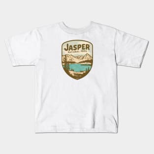 Jasper National Park Vintage Retro Kids T-Shirt